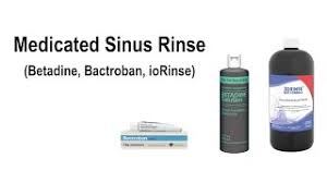 cated sinus rinses bactroban