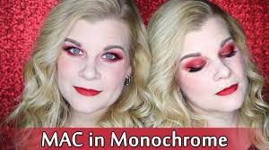 monochrome ruby woo tutorial makeup
