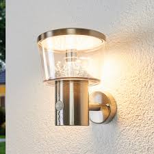 antje sensor outdoor wall light with