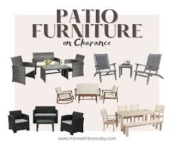 Patio Furniture On Clearance End Of