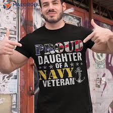 navy for veteran gift shirt