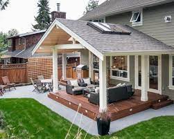 Top 40 Best Deck Roof Ideas Covered