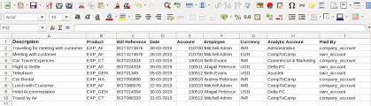 Import Expense And Expense Sheet From Excel Odoo Apps