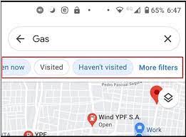 google map closest gas station