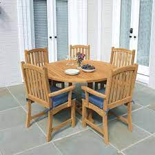 Teak Round Dining Table Chelmsford 51