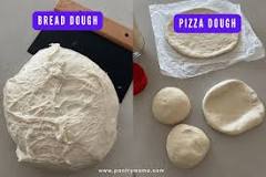Is there a difference between pizza dough and bread dough?