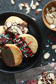 This year, try these crisp, sweet, delicious almond cookies as an alternative to the traditional sugar cookie recipe. Shortbread Almond Flour Cookies Gluten Free Fit Foodie Finds