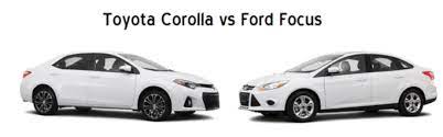 2016 toyota corolla vs 2016 ford focus