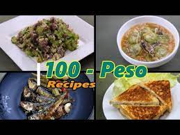 100 peso recipes delish ph you