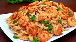 skinny cajun shrimp alfredo pasta