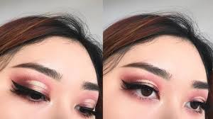 rosy glitter glam halo eyeshadow