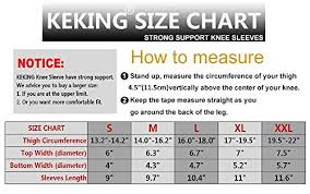 Knee Sleeves Lightweight With Strong Support 1 Pair Men Women Keking Best Compression Knee Support Braces For Meniscus Tear Arthritis Joint