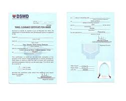 what is a dswd travel clearance and who