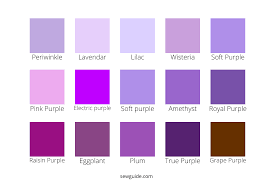 purple color in fashion sew guide