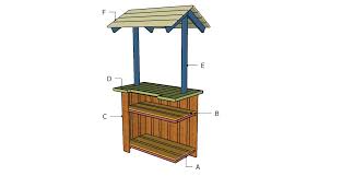 tiki bar roof plans howtospecialist