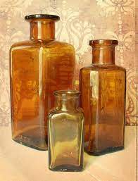 lot no 52 three antique amber medicine