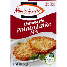 Stir in contents of both bags and let stand 5 to 10 minutes. Manischewitz Potato Latke Mix Homestyle 6 Oz Instacart