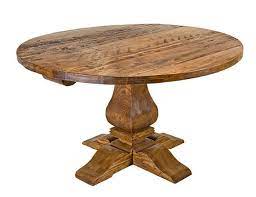 This round dining table rests on a structural pedestal base. Winston Round Recycled Douglas Fir Custom Dining Table Los Etsy In 2021 Dining Table Custom Dining Tables Farmhouse Dining Table