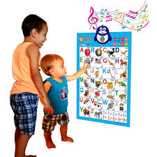 Details About Just Smarty Electronic Interactive Alphabet Wall Chart Talking Abc