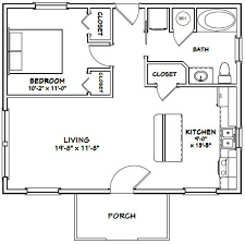 Simple small house design 1 bedroom. 30x24 House 1 Bedroom Bath 720 Sq Ft Pdf Floor Plan Etsy 2 Plans Simple Landandplan
