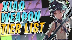 Bow, catalyst, claymore, polearm and sword are the choices. Xiao Weapon Tier List Genshin Impact Youtube