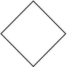 Image result for images of two equilateral triangles make a diamond shape