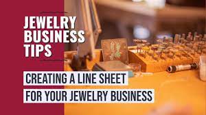 line sheet for your jewelry business