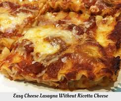 easy lasagna without ricotta or cote