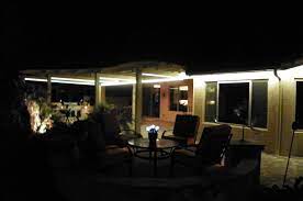 outdoor patio lighting in eves