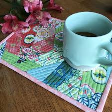 bug mug rug tutorial quilt as you go