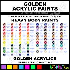Golden Heavy Body Acrylic Paint Colors Golden Heavy Body