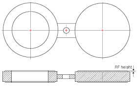 Dimensions Of Spectacle Blinds Asme B16 48 For Installation