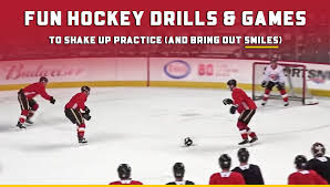 12 fun hockey drills games to shake