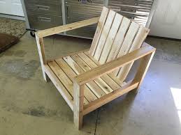 Diy wooden bench with metal hairpin legs: Outdoor Arm Chair Rogue Engineer