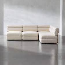 modern sectional sofa lindy snow