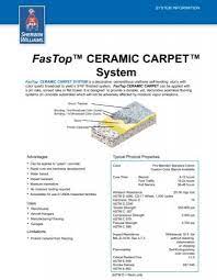 fastop ceramic carpet system