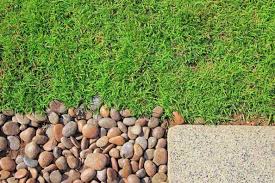 decorative pebbles using as a garden