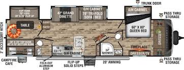 travel trailer floor plans