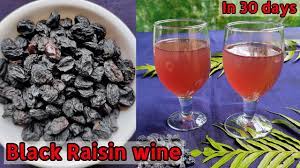 black raisin wine recipe without yeast
