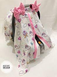 Muslin Car Seat Canopy Cover For Baby