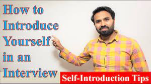 introduce yourself in an interview