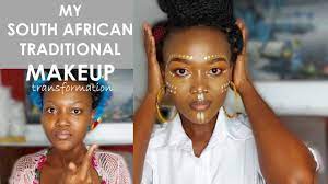 easy south african traditional makeup