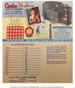 Cinex DeLuxe camera punch card advertisement, probably between ...