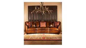 Branson Leather Sectional Sofa Fine