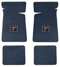 turbo t floor mat set with logo