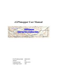 Cgpsmapper User Manual Manualzz Com