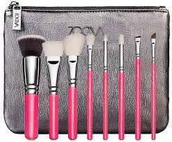 8 brushes clutch makeup brush set