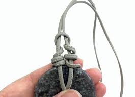 Attaching a sling (a rope that has been sewn end to end) to a hook. Cat S Paw Fishing Knot Tutorials For Jewelry Making Nappa Stitched Leather Cords The Beading Gem S Journal
