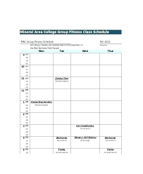 Class Schedule Template Excel College Student Middle School Sched