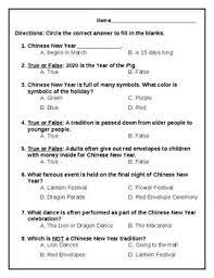 How did chinese new year get its start? Chinese New Year Quiz Questions Yearnow